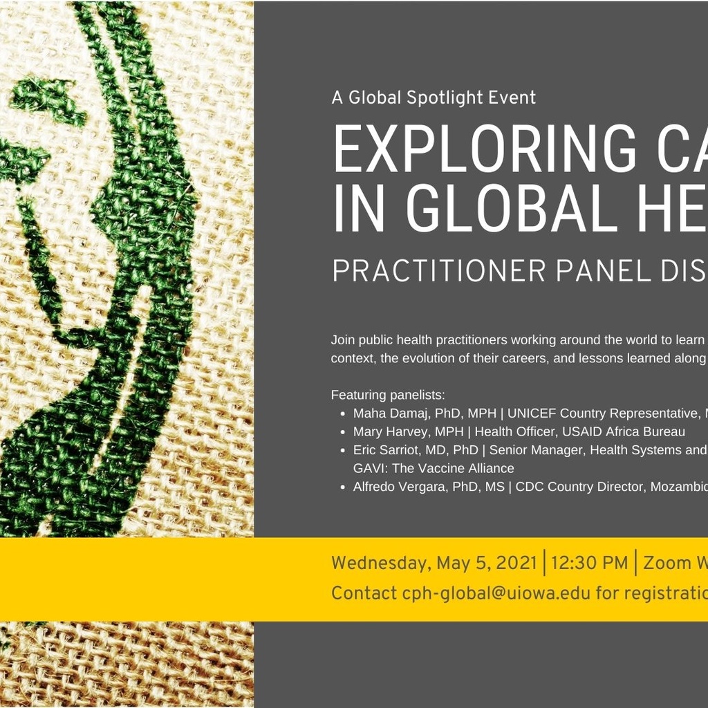 Exploring Careers in Global Health: A Panel Discussion promotional image
